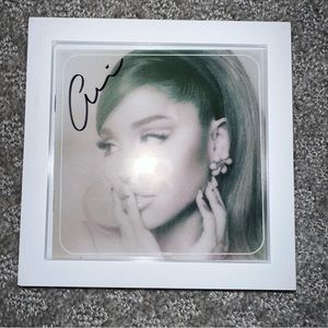 Ariana Grande Signed Positions Booklet + Frame